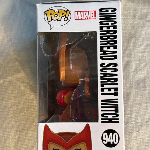 Brand new Funko POP Marvel- Gingerbread Scarlet Witch - Picture 2 of 4
